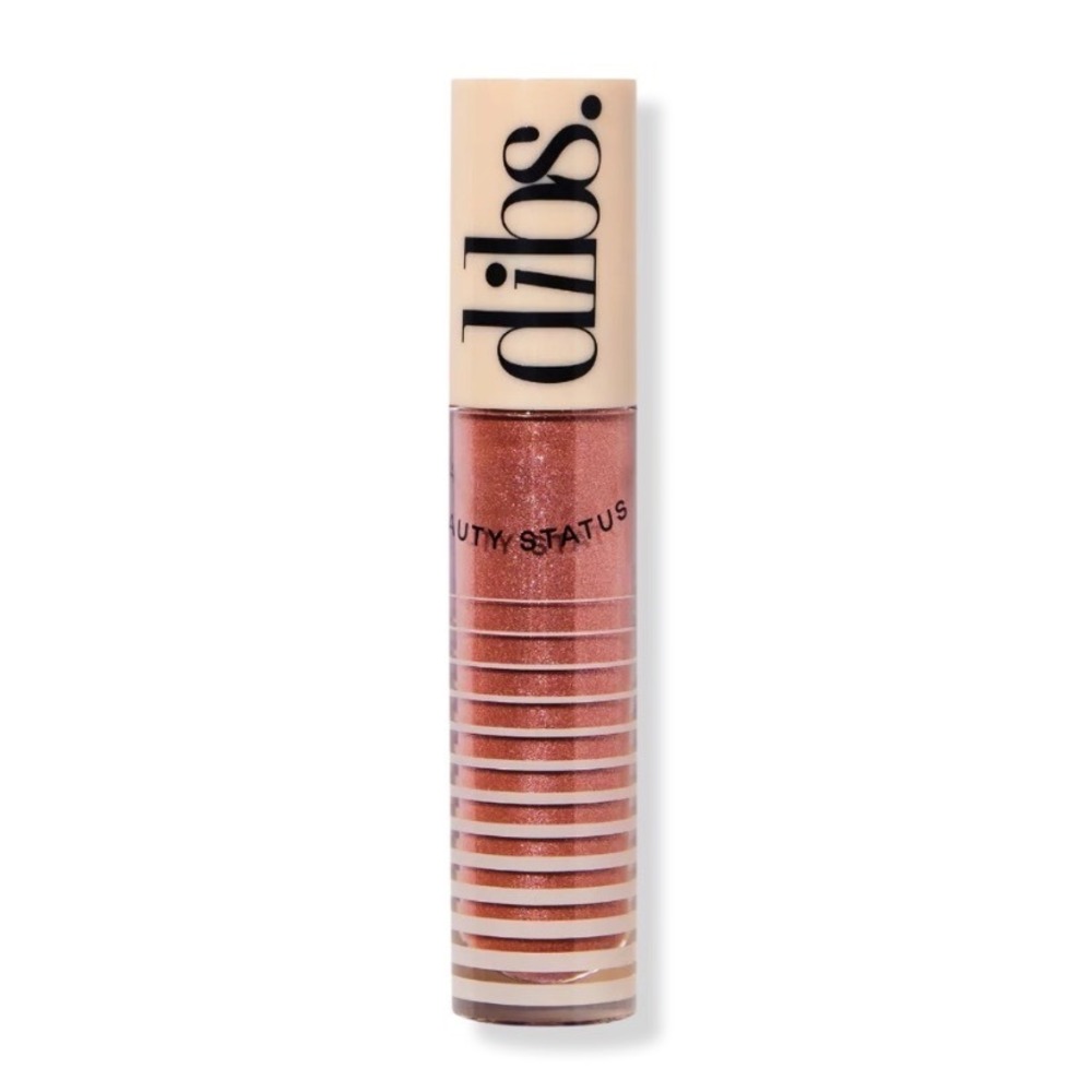 Dibs Go To Glossy Lip Balm Mims Warm Mauve Shimmer Lip Gloss Brand New